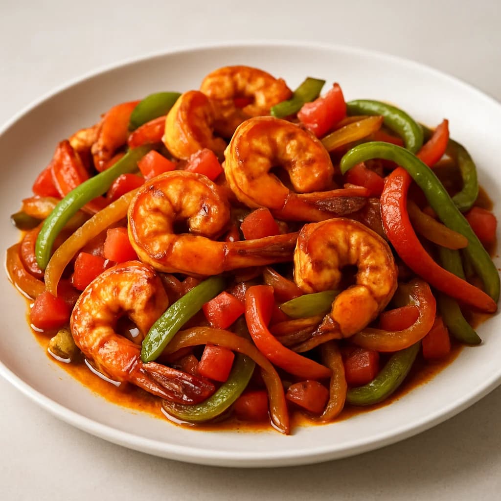 Zesty Chipotle Shrimp Fajitas recipe