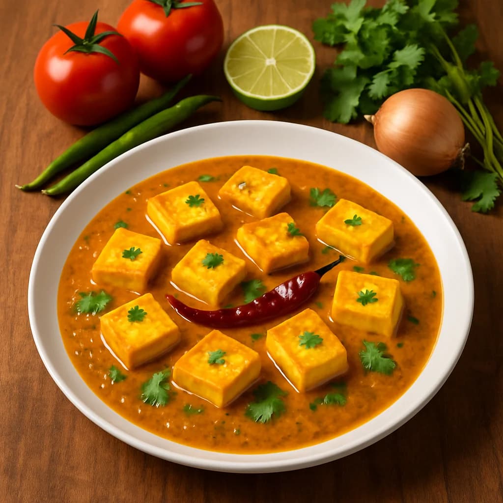 Zesty Dum Paneer Curry recipe