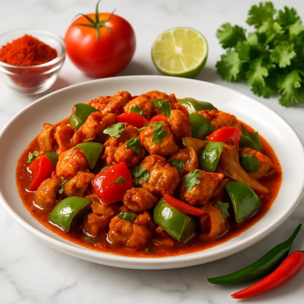 Zesty Kadhai Chicken Delight recipe