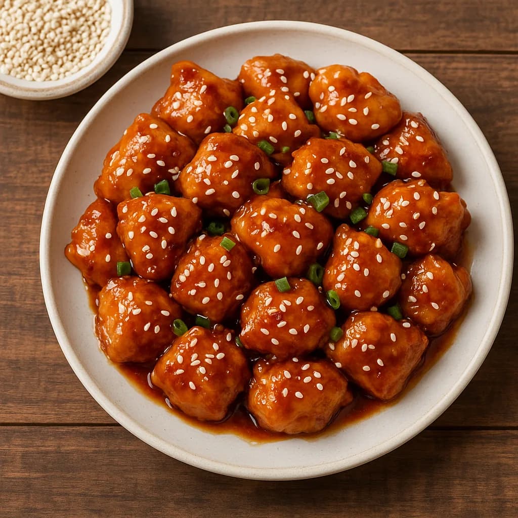 Asian Sesame Glazed Chicken recipe