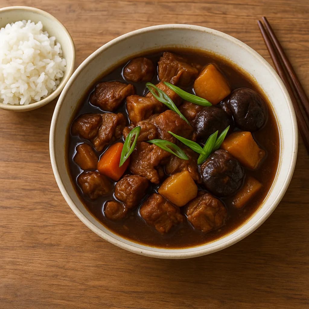 Asian-Style Barbecue Dinner Stew recipe