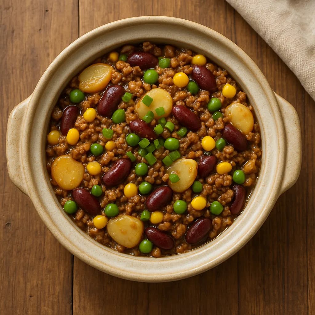 Asian-Style Five Can Casserole recipe