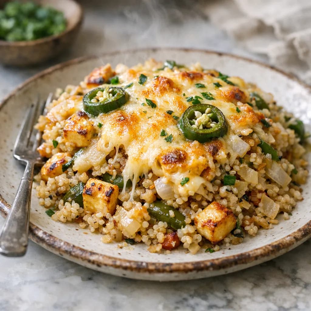 Baked Cheesy Rice Casserole recipe