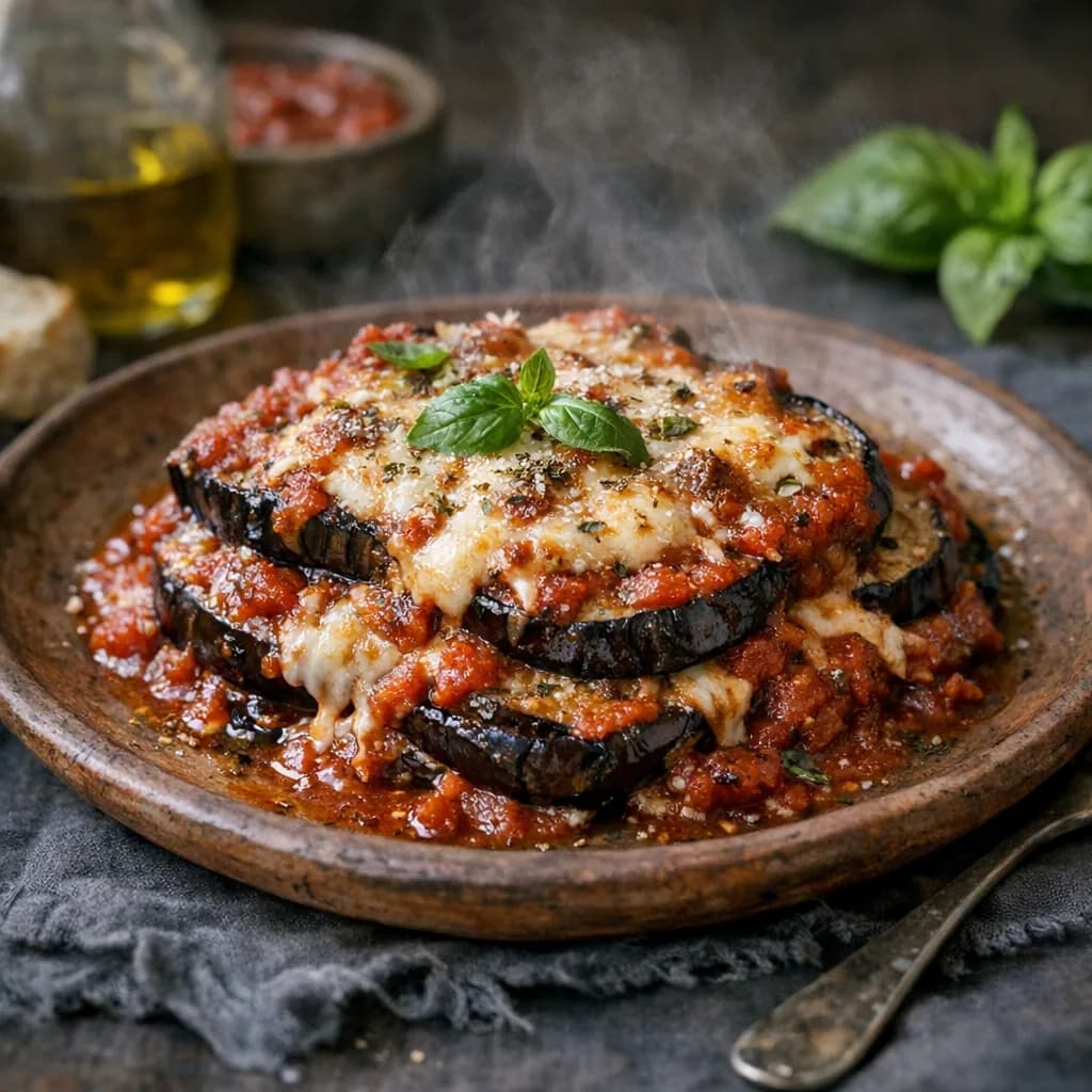 Baked Eggplant Parmigiana recipe