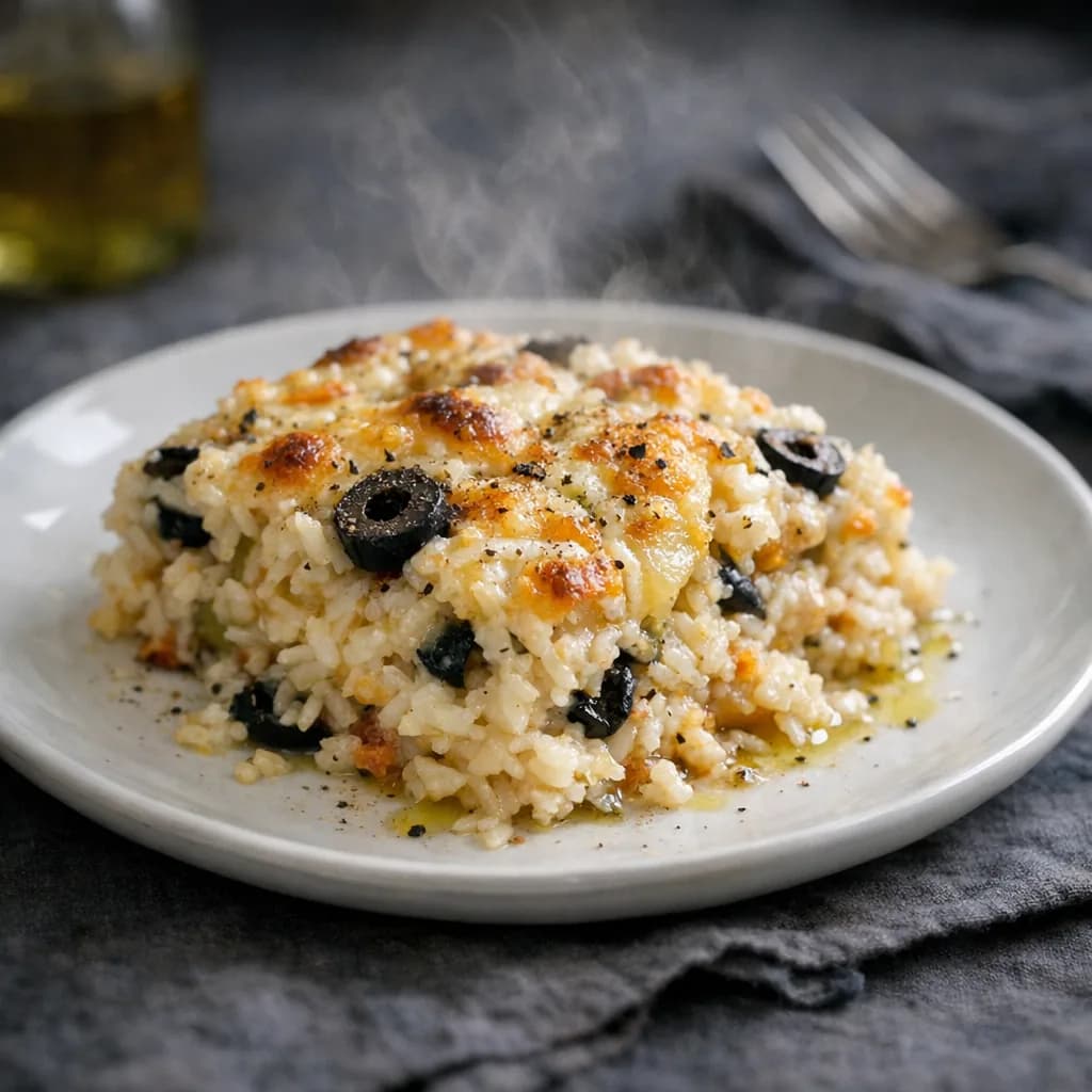 Baked Salmon and Rice Casserole recipe