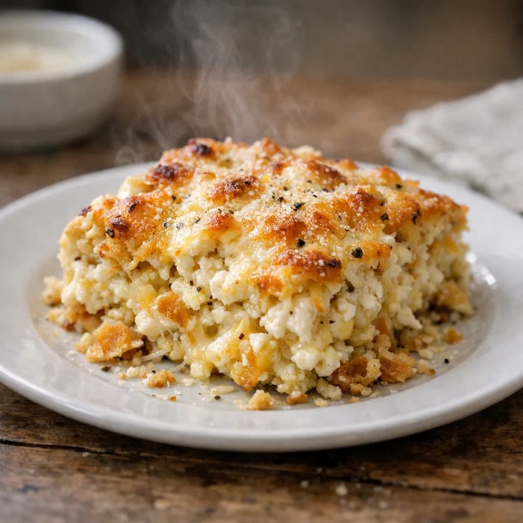 Cheesy Milk and Cracker Bake recipe