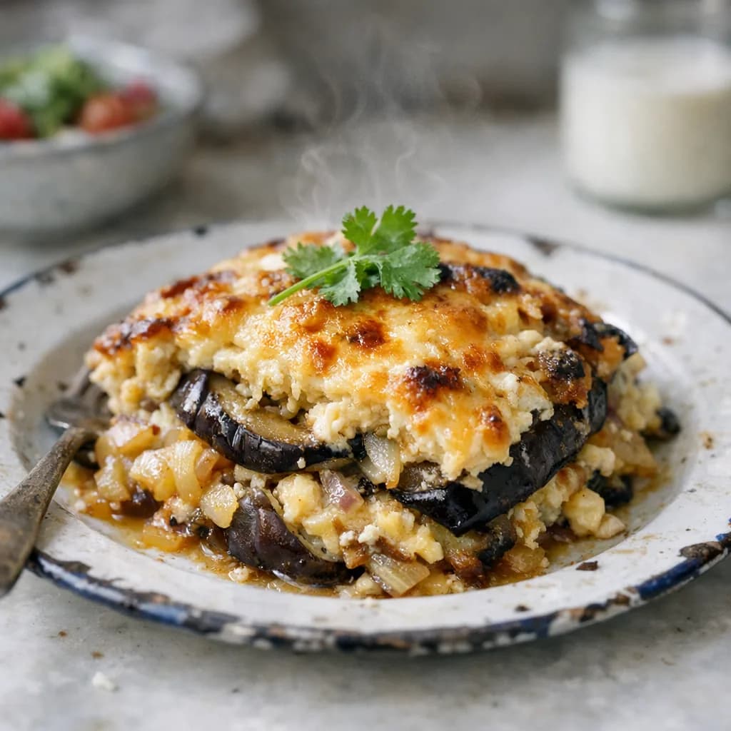 Cheesy Eggplant Bake recipe