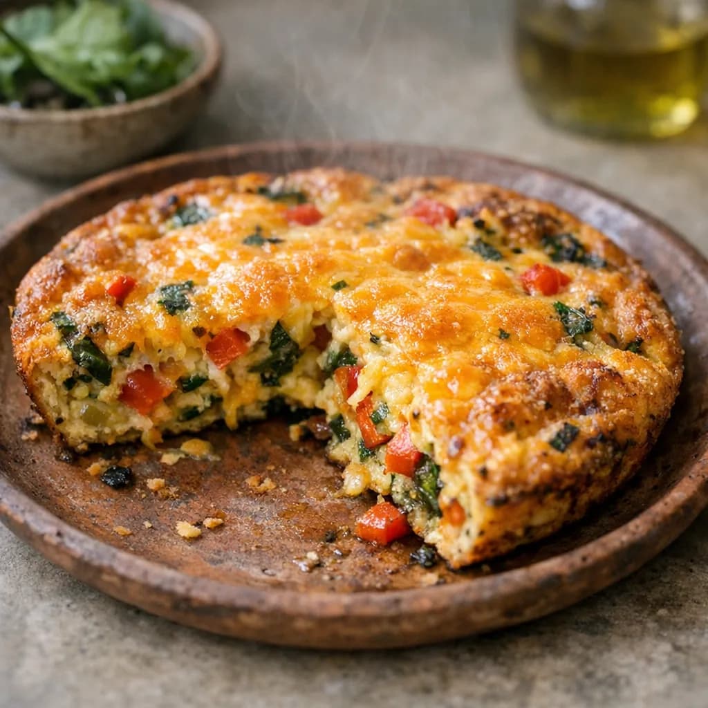 Cheesy Vegetable Frittata recipe