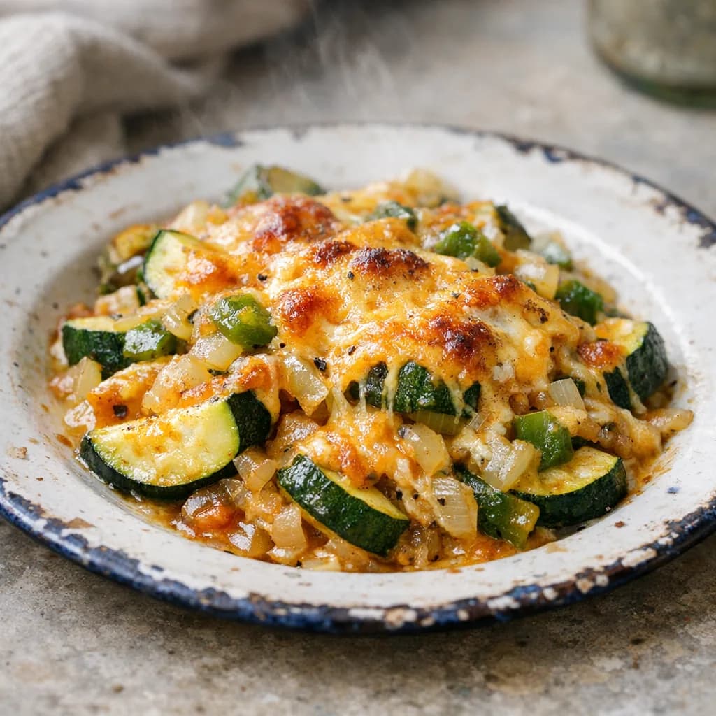 Cheesy Zucchini Bake recipe
