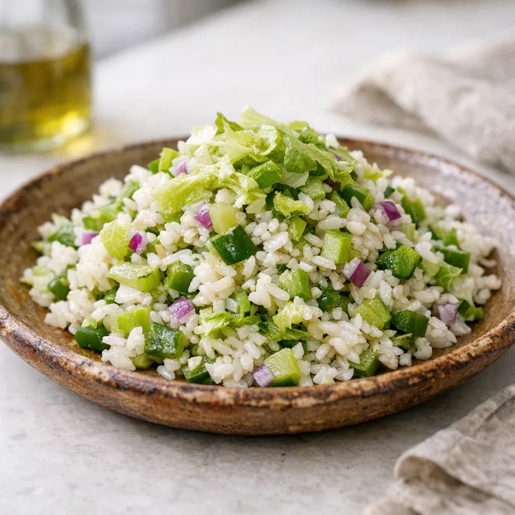Chilled Crab and Rice Salad recipe