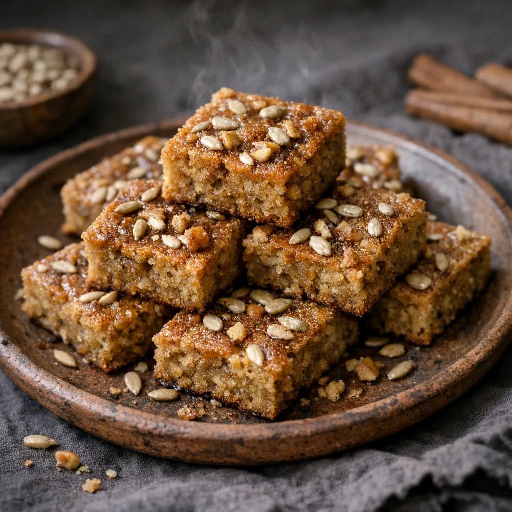 Cinnamon Nut Squares recipe
