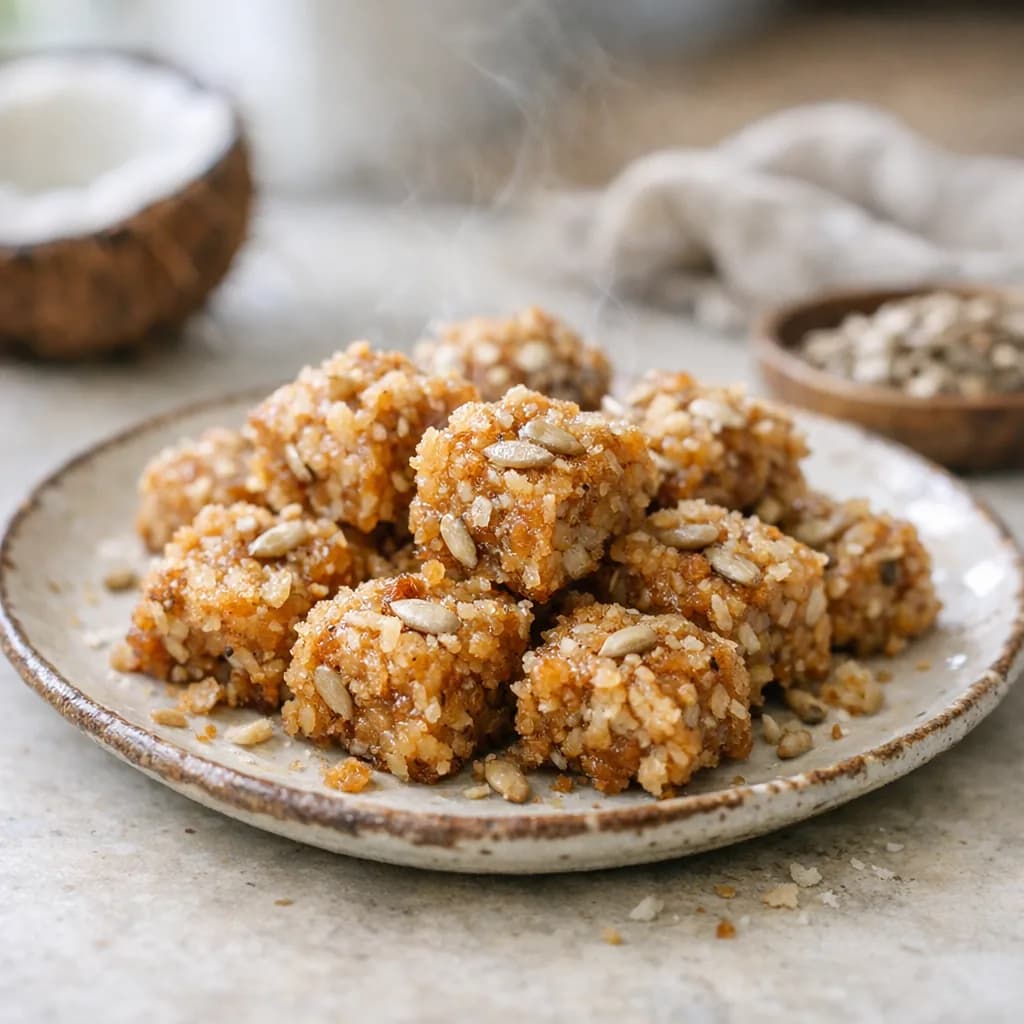 Coconut and Nut Dessert Bites recipe