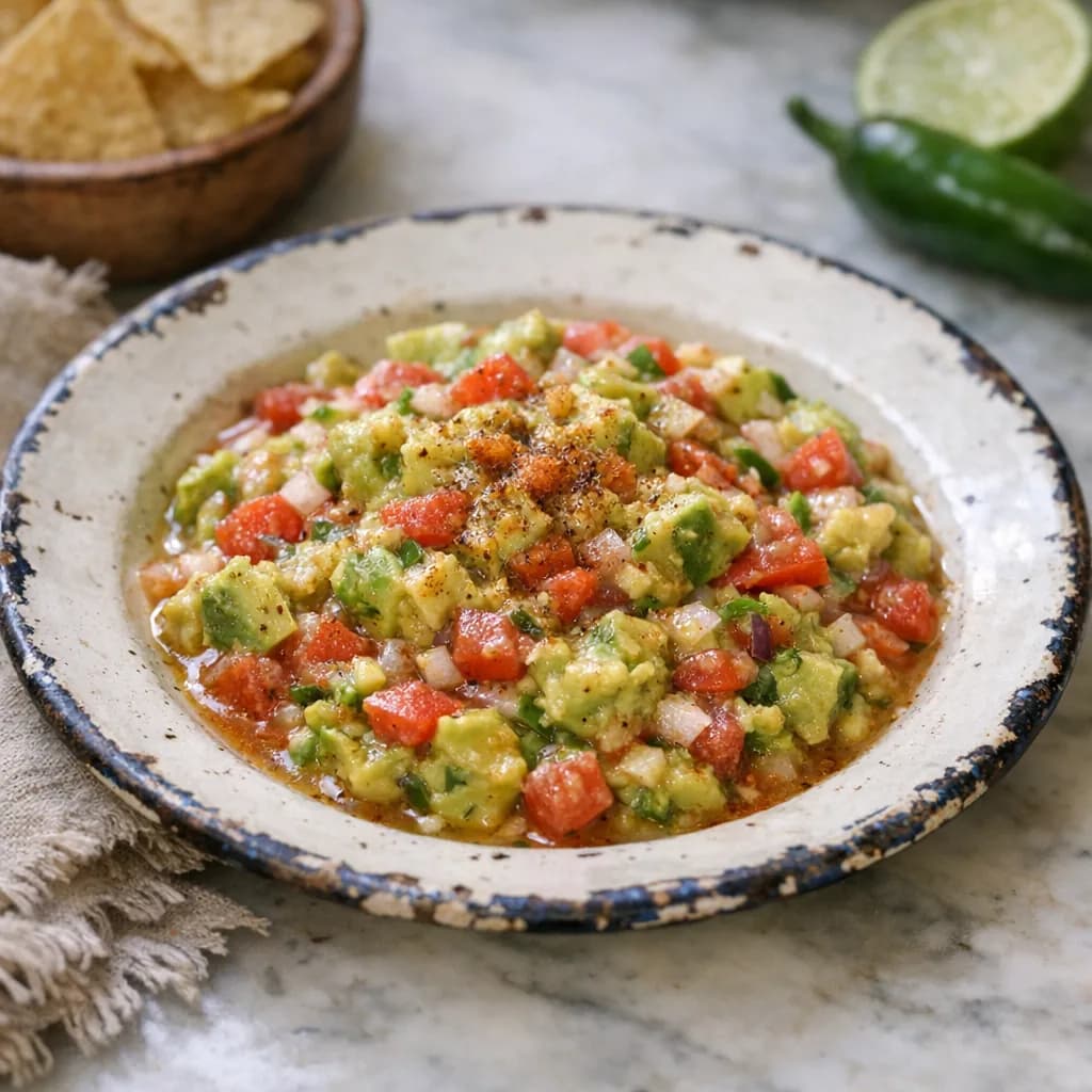Creamy Avocado Tomato Dip recipe