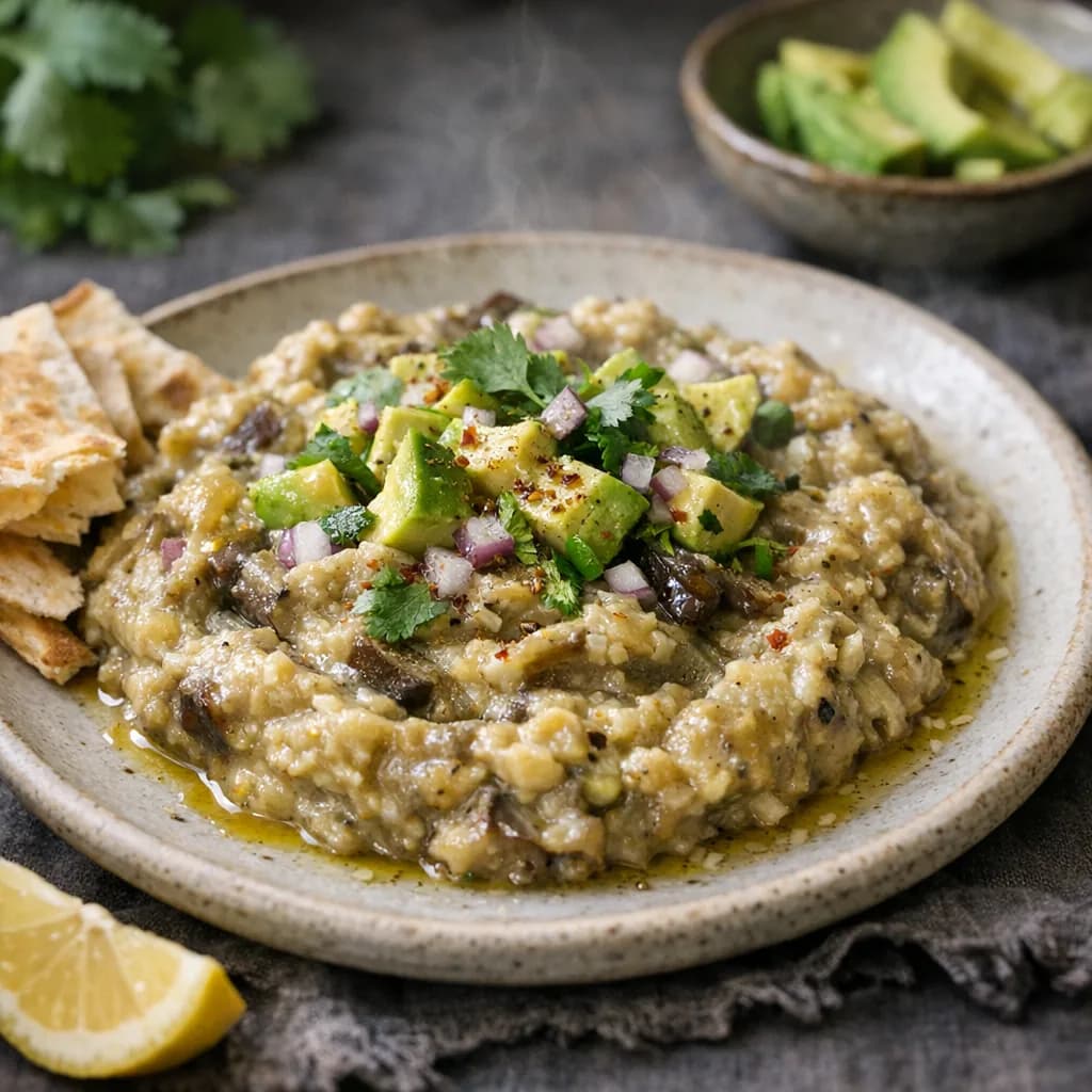 Creamy Eggplant Dinner Spread recipe