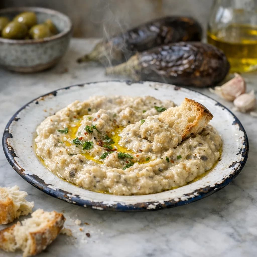 Creamy Eggplant Protein Dip recipe