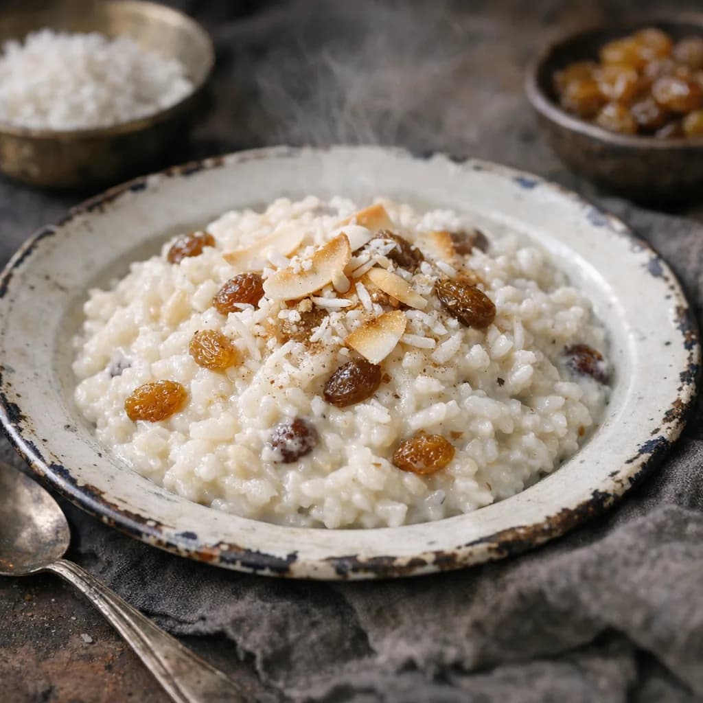 Creamy Jain Rice Pudding recipe