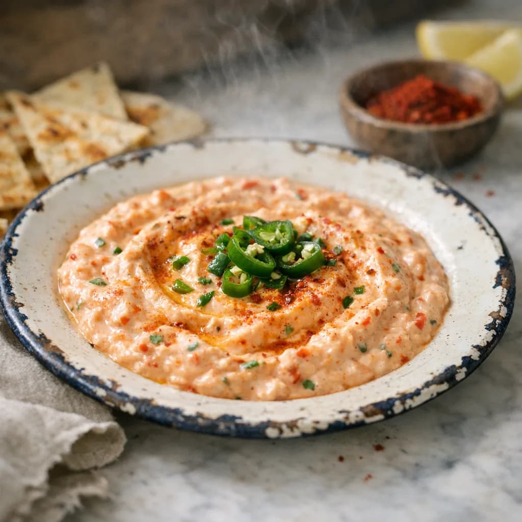 Creamy Red Pepper Dinner Dip recipe