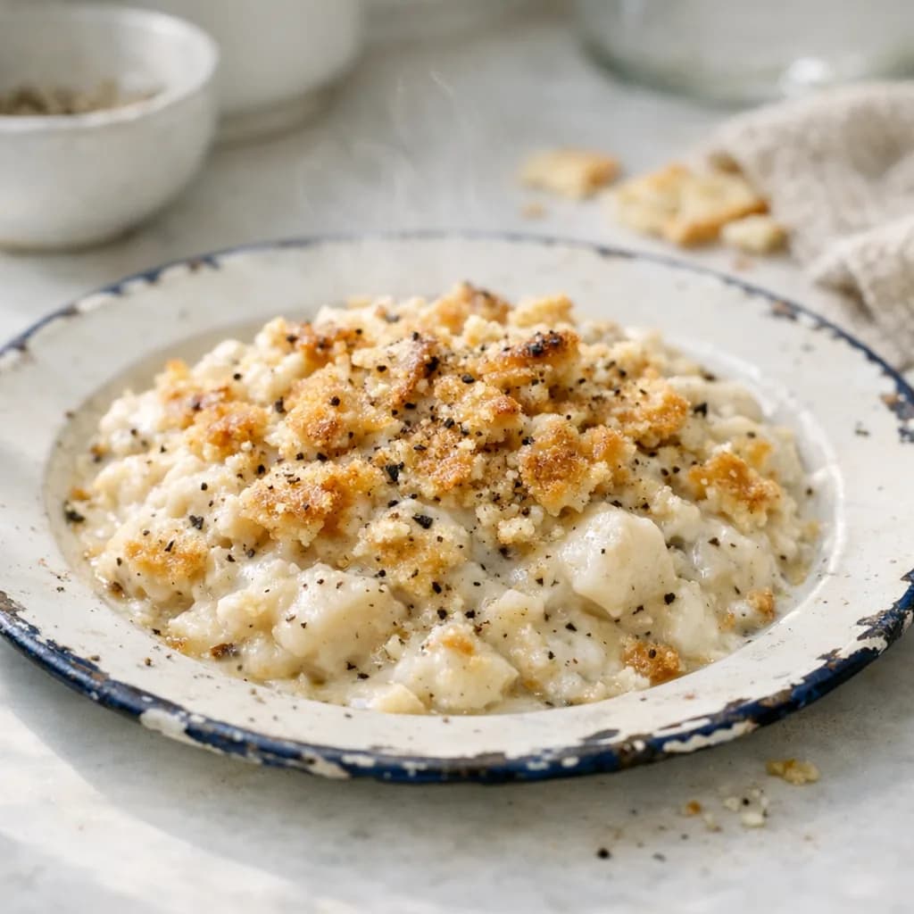 Creamy Scallop Casserole recipe