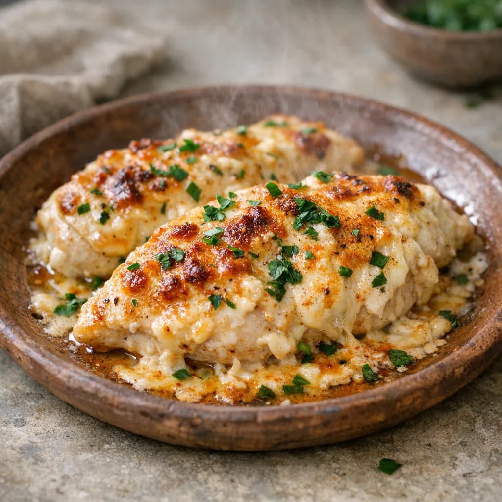 Creamy Sherry Chicken Bake recipe
