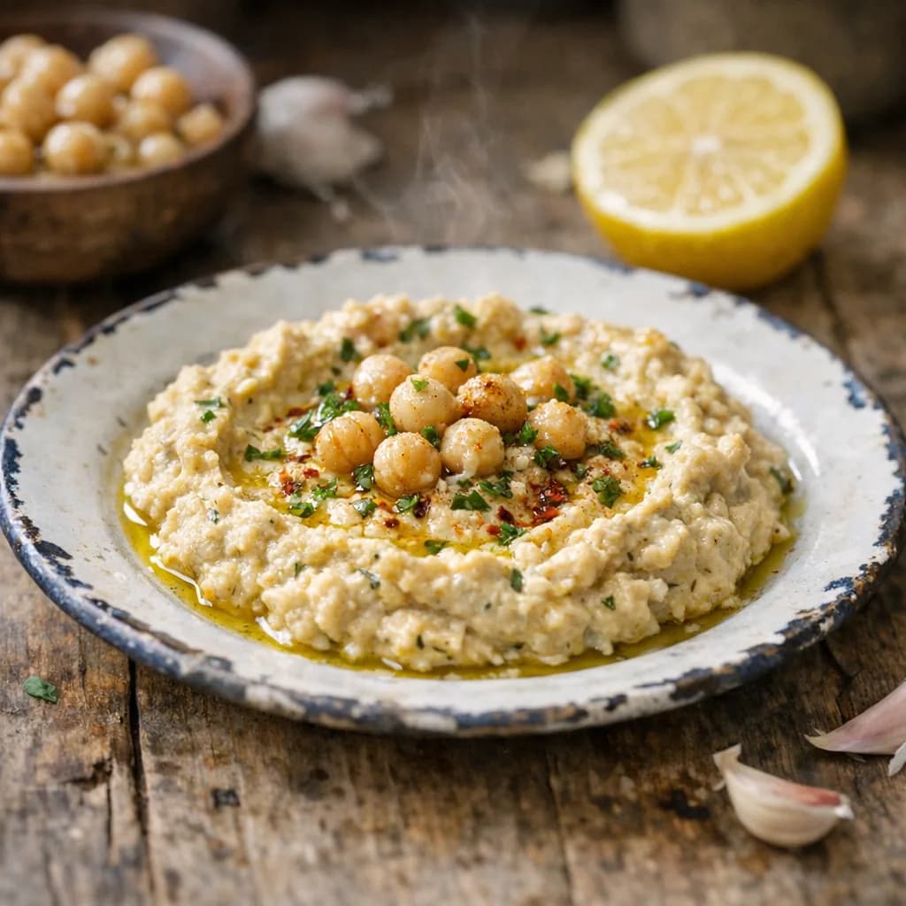 Creamy Vegan Chickpea Spread recipe