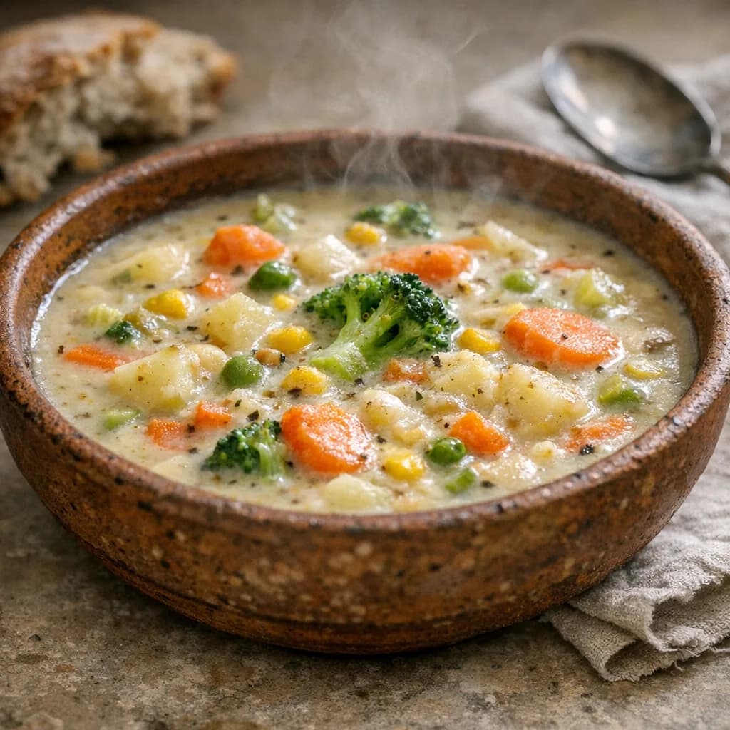 Creamy Vegetable Soup recipe