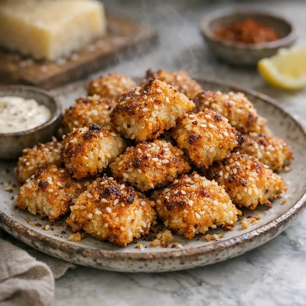 Crispy Baked Catfish Bites recipe