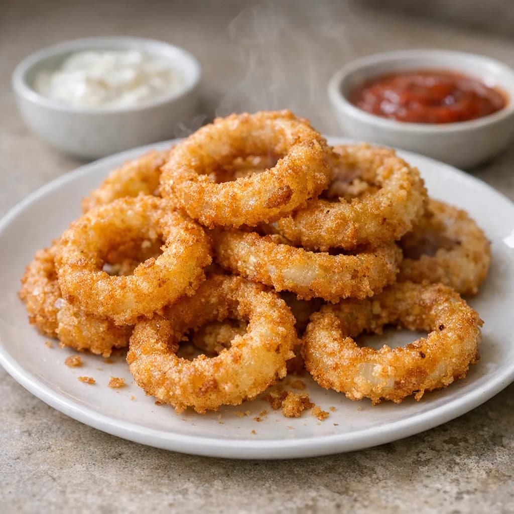 Crispy Fried Onion Rings recipe