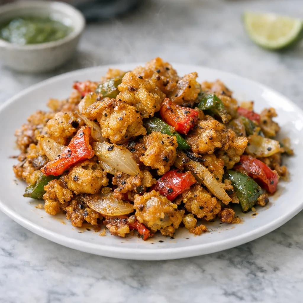 Crispy Fried Vegetable Medley recipe