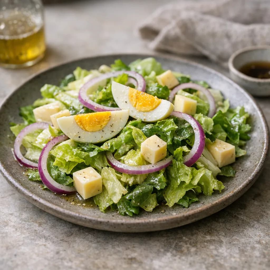 Cheddar Chickpea Dinner Salad recipe