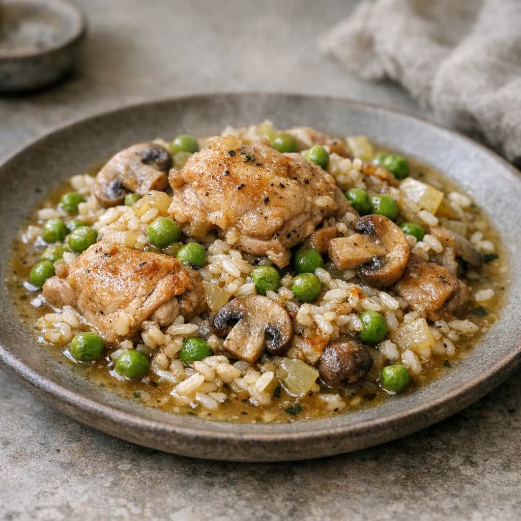 Gluten-Free Chicken and Pea Stew recipe