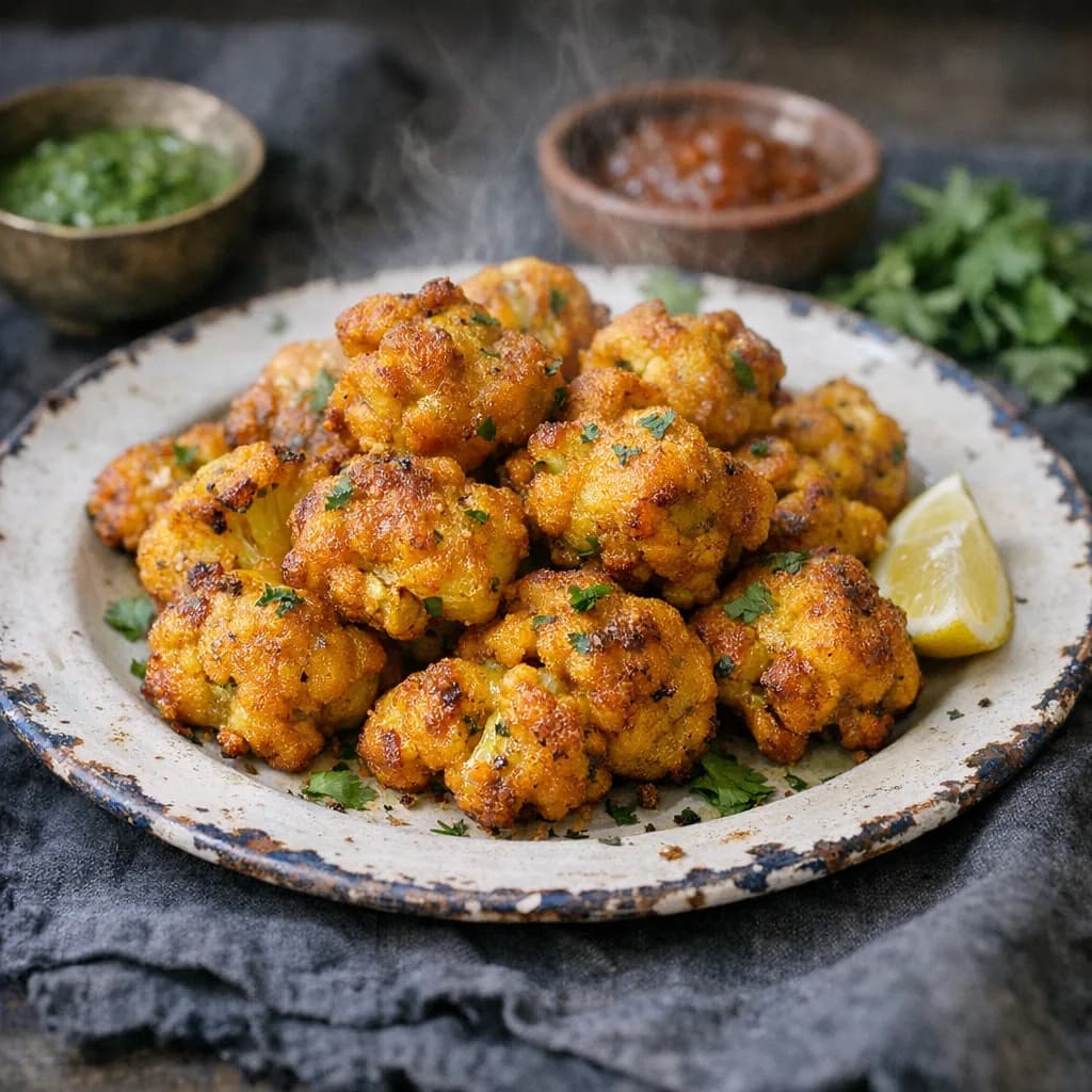 Golden Cauliflower Fritters recipe
