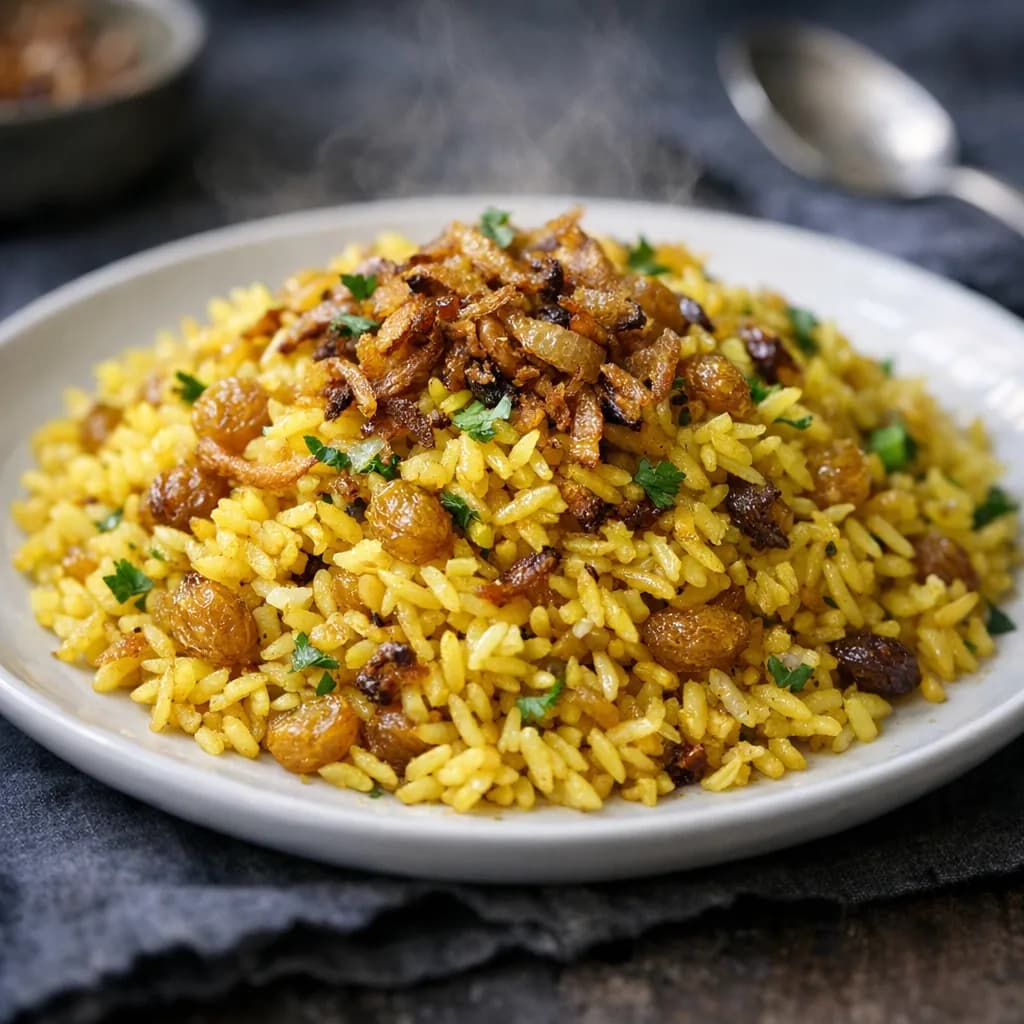 Golden Coconut Curry Rice recipe