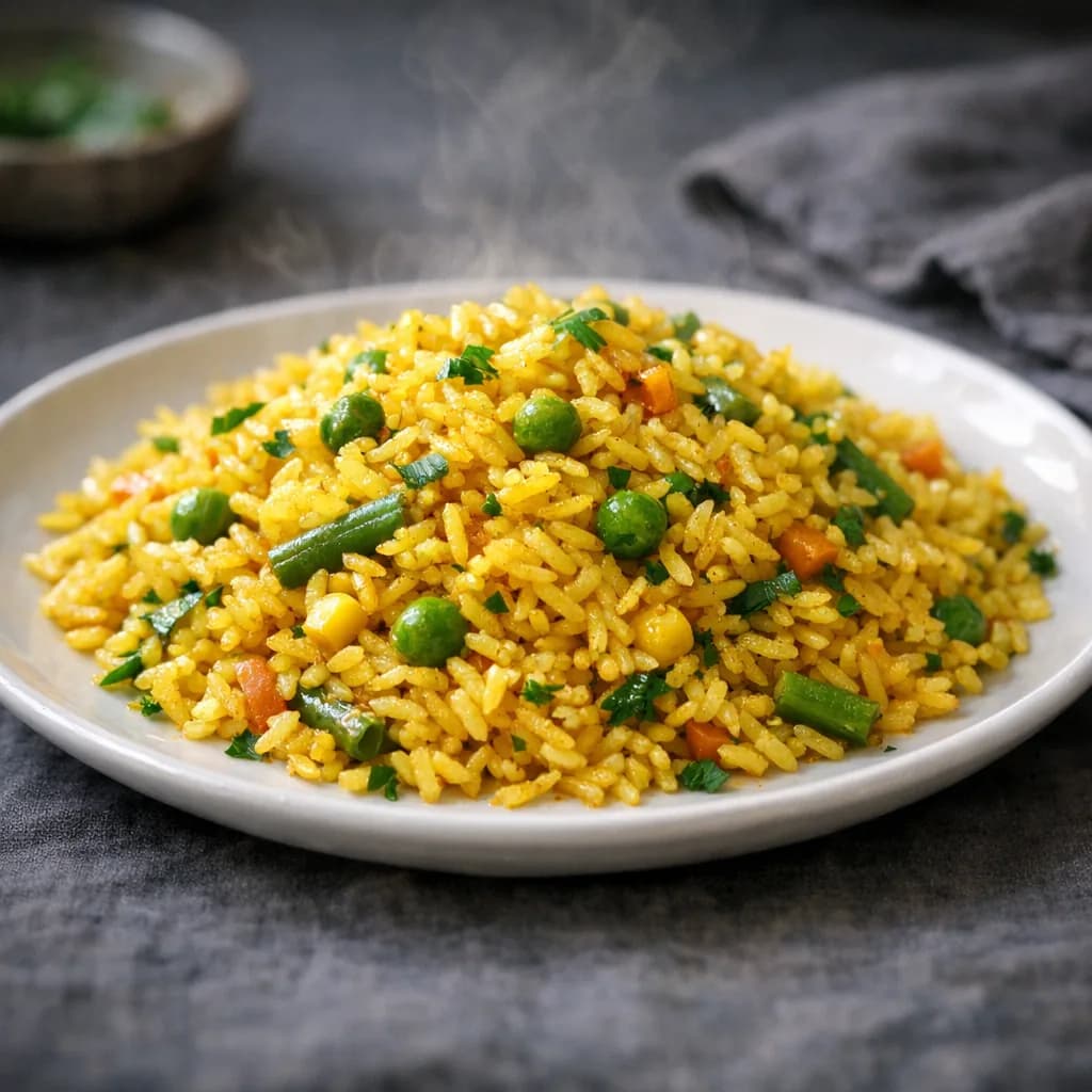 Golden Spiced Rice Pilaf recipe