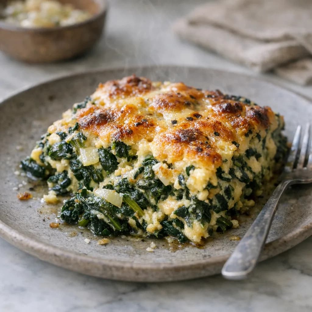 Golden Spinach Bake recipe