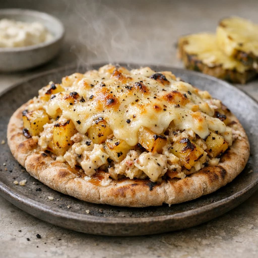 Grilled Tuna and Pineapple Melt recipe
