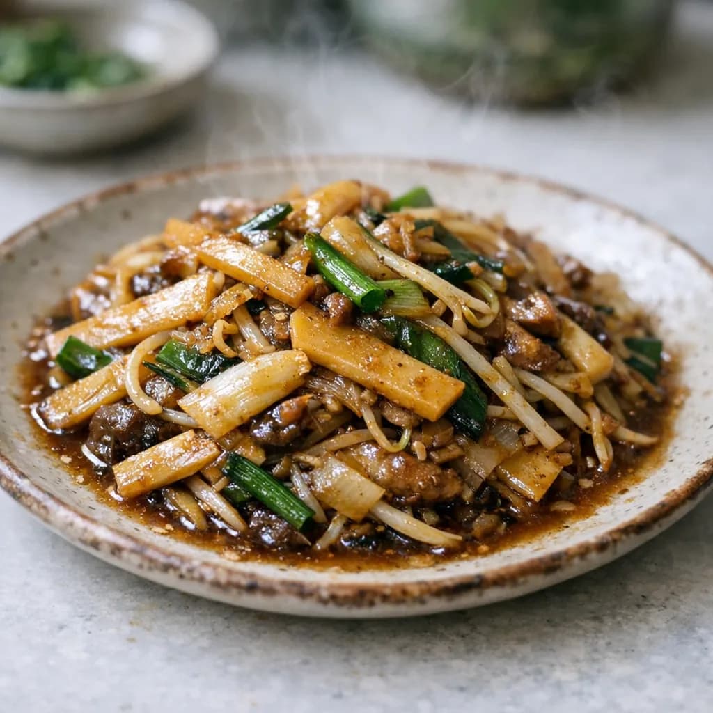 Halal Chicken and Beef Hekka recipe