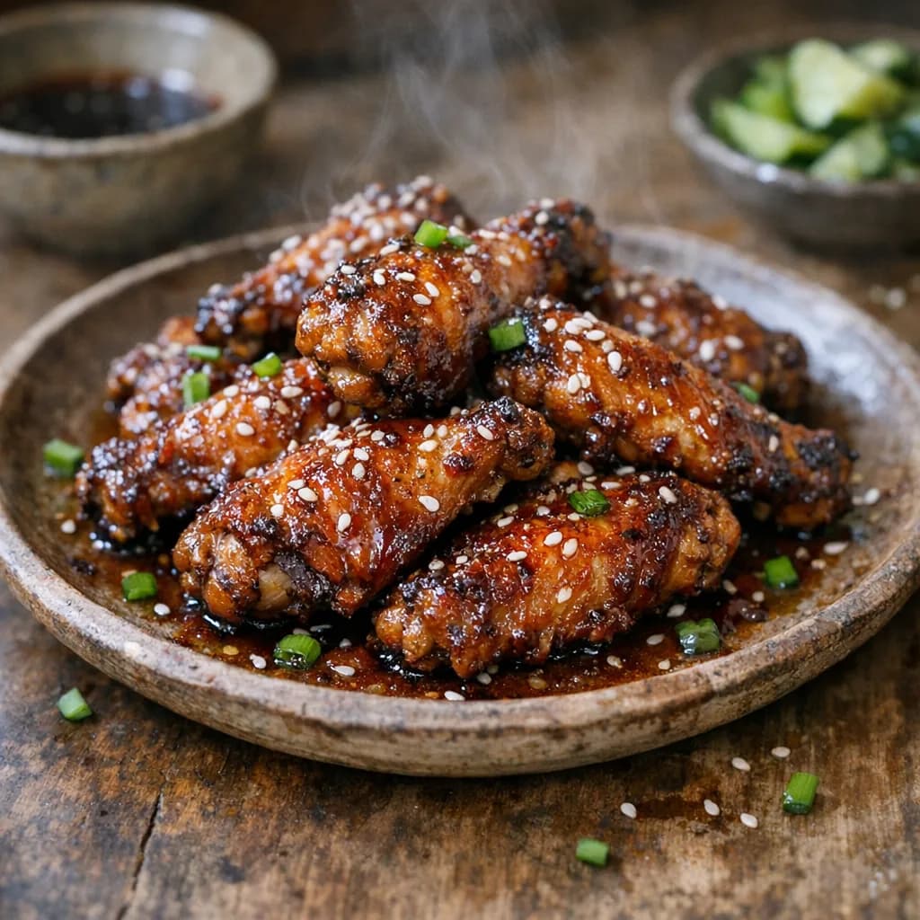 Halal Honey Soy Chicken Wings recipe