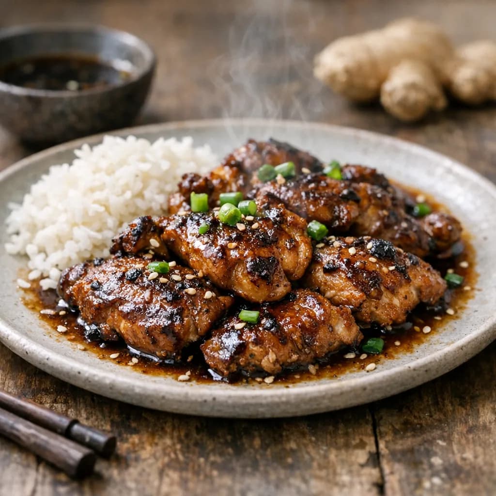 Halal Soy-Ginger Marinade recipe