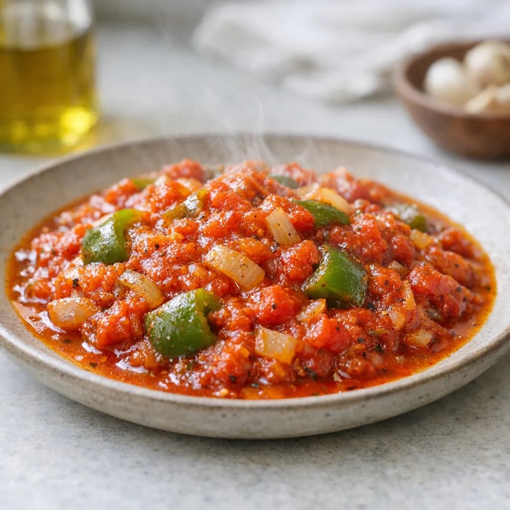 Halal Spiced Tomato Sauce recipe