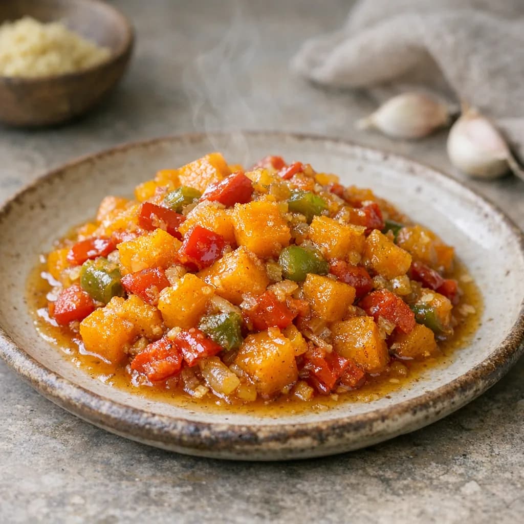 Halal Squash and Pepper Relish recipe