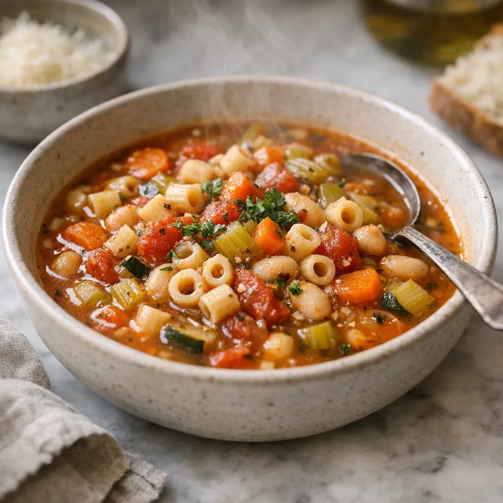 Hearty Dinner Minestrone recipe