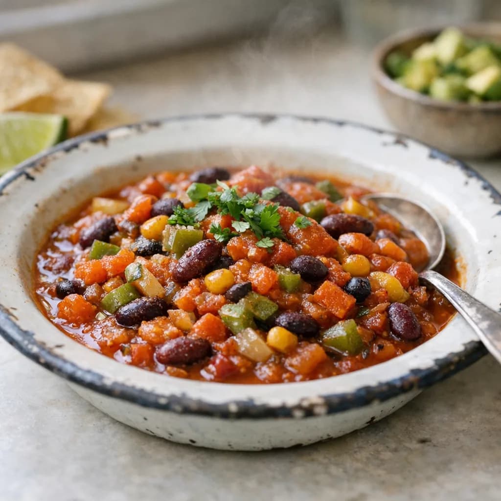 Hearty Gluten-Free Veggie Chili recipe