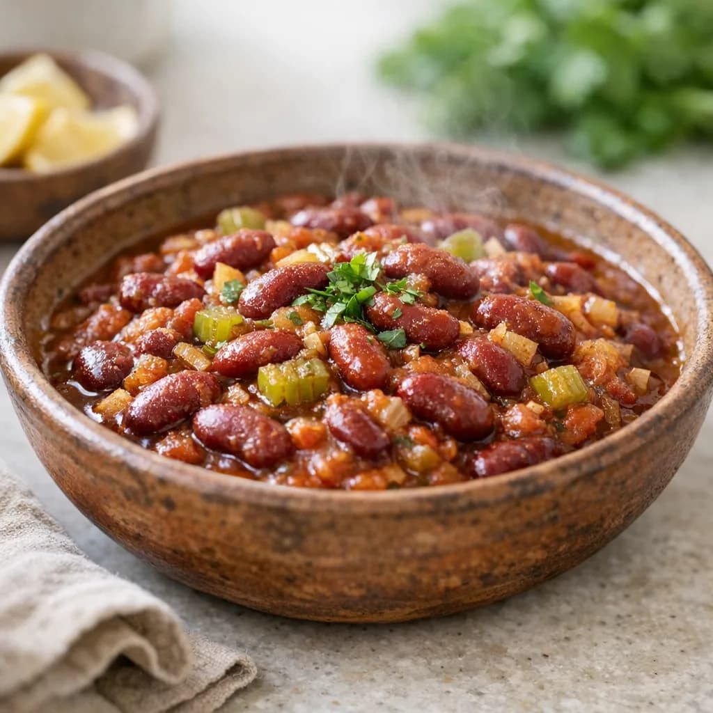 Hearty Halal Bean Stew recipe