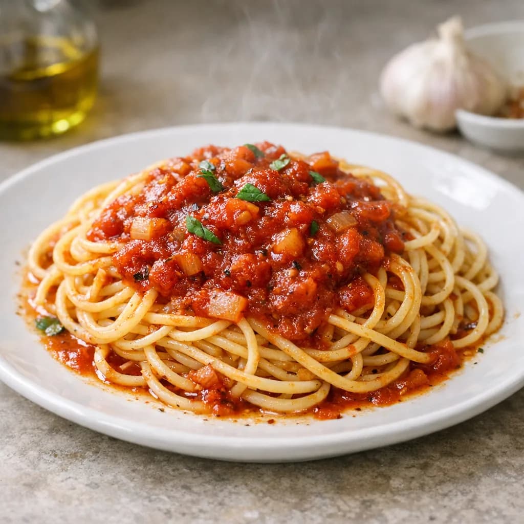 Hearty Halal Spaghetti Sauce recipe