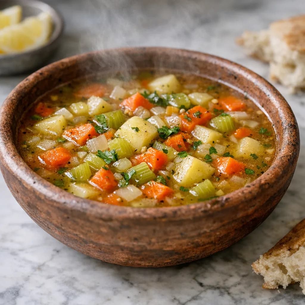 Hearty Halal Vegetable Soup recipe