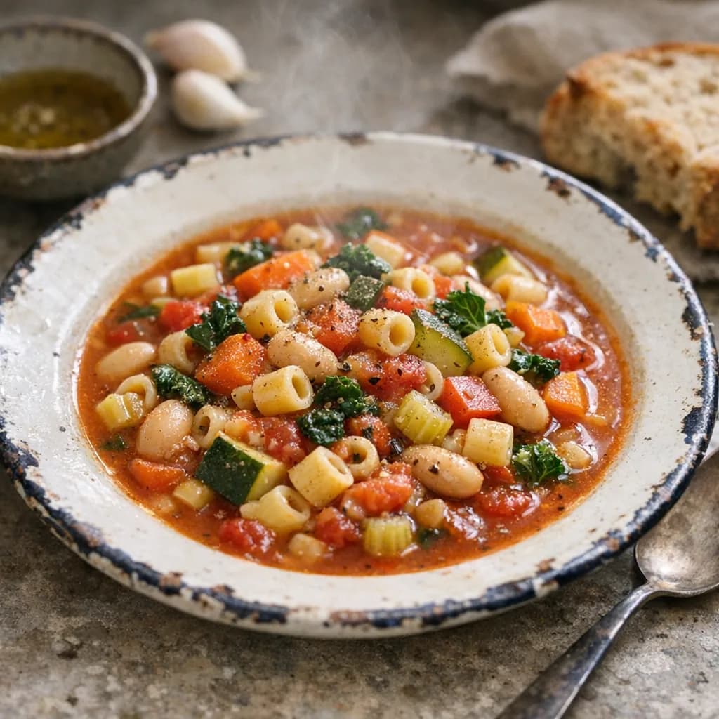 Hearty Vegan Minestrone recipe