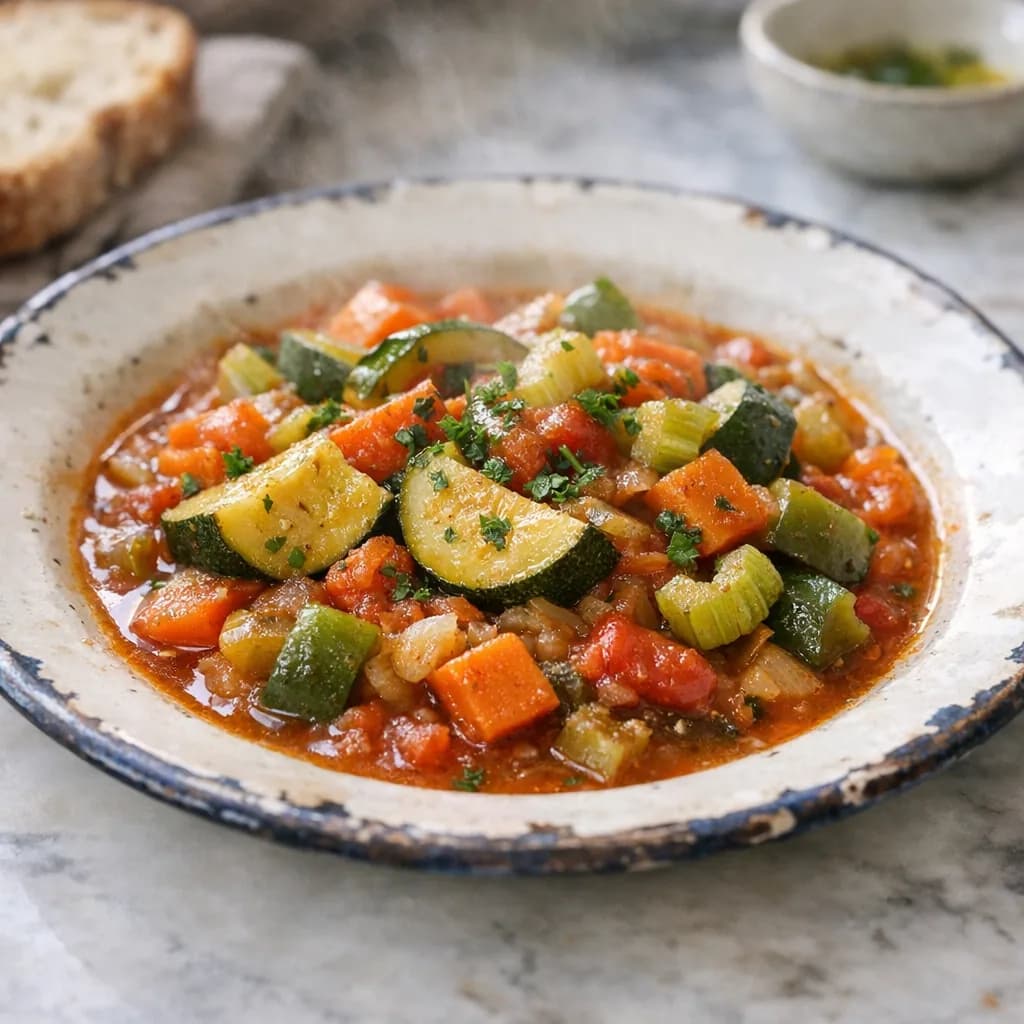 Hearty Vegan Zucchini Stew recipe