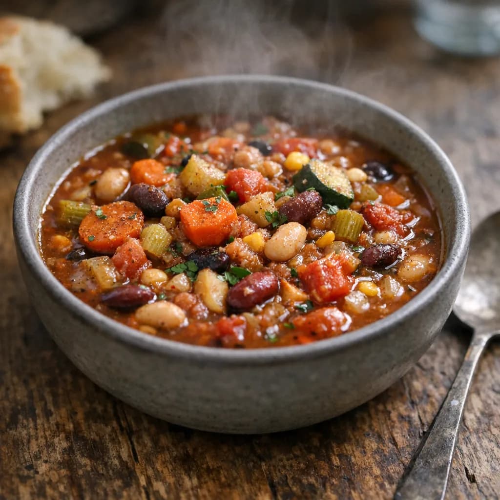 Hearty Vegetable Bean Stew recipe