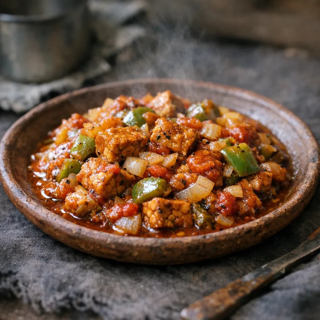 Hearty Vegetarian Campfire Stew recipe