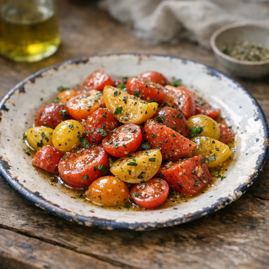 Herb-Marinated Tomato Medley recipe